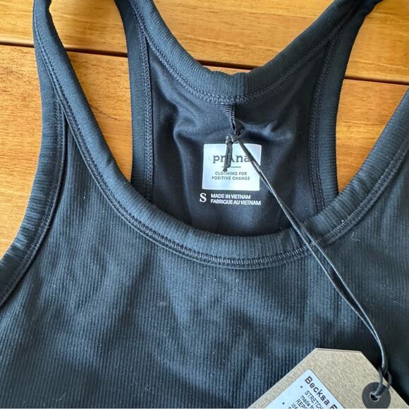 NWT Prana Becksa Bralette Black Padded Sports Bra Size Small - Picture 4 of 5